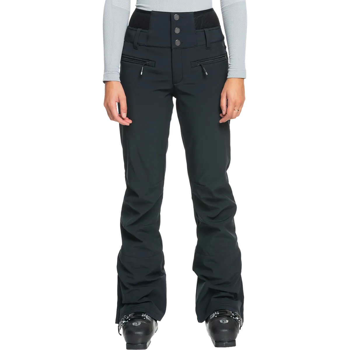 Stretchable Fabric Reflective Trim Women's Rising High Pant