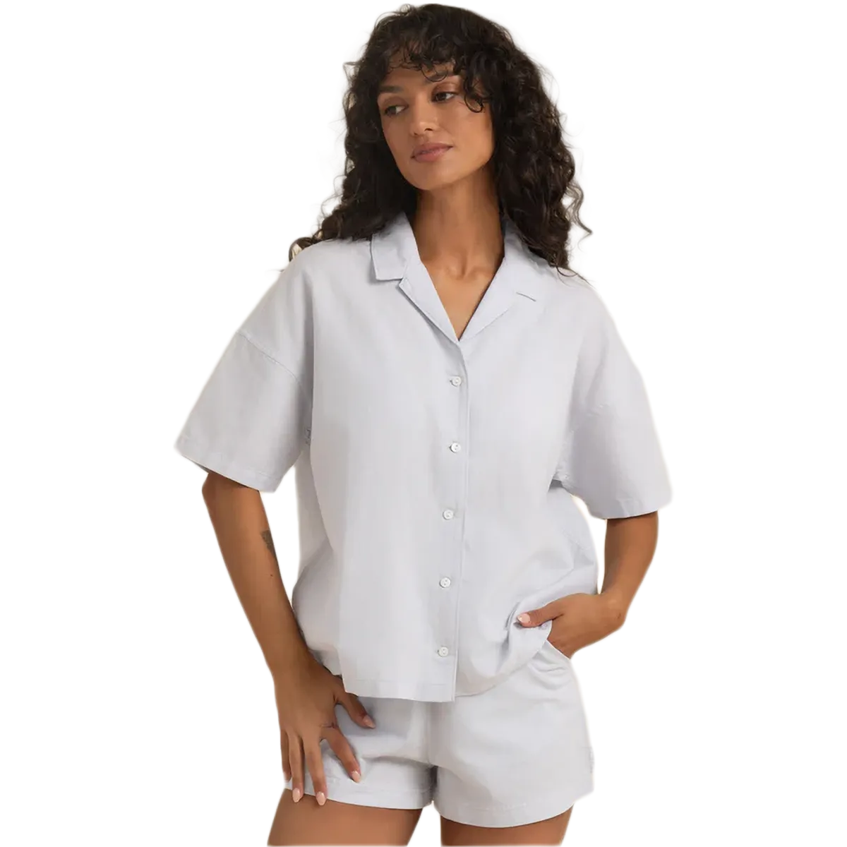 Women's Riviera Short Sleeve Double Stitched Hem