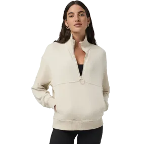 Women's Sedona Rib Half Zip Knitted Warmth Durable Reinforced Elbows