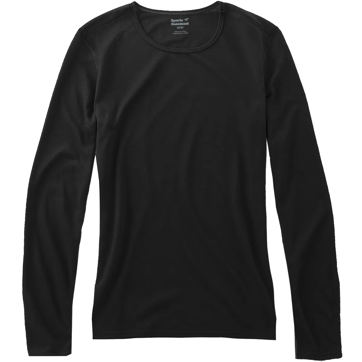 ZeroWastePattern ReinforcedHem Women's Single Layer Crewneck
