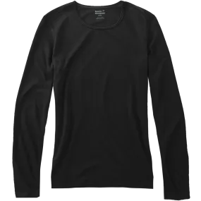 HighElasticity Ergonomic Shoulder Shape Women's Single Layer Crewneck