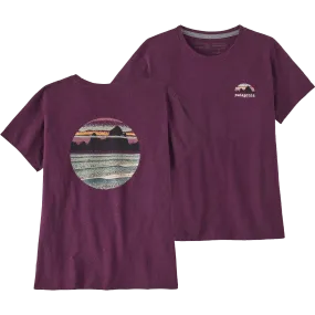 Heathered Texture BreathableMaterial Women's Skyline Stencil Responsibili-Tee