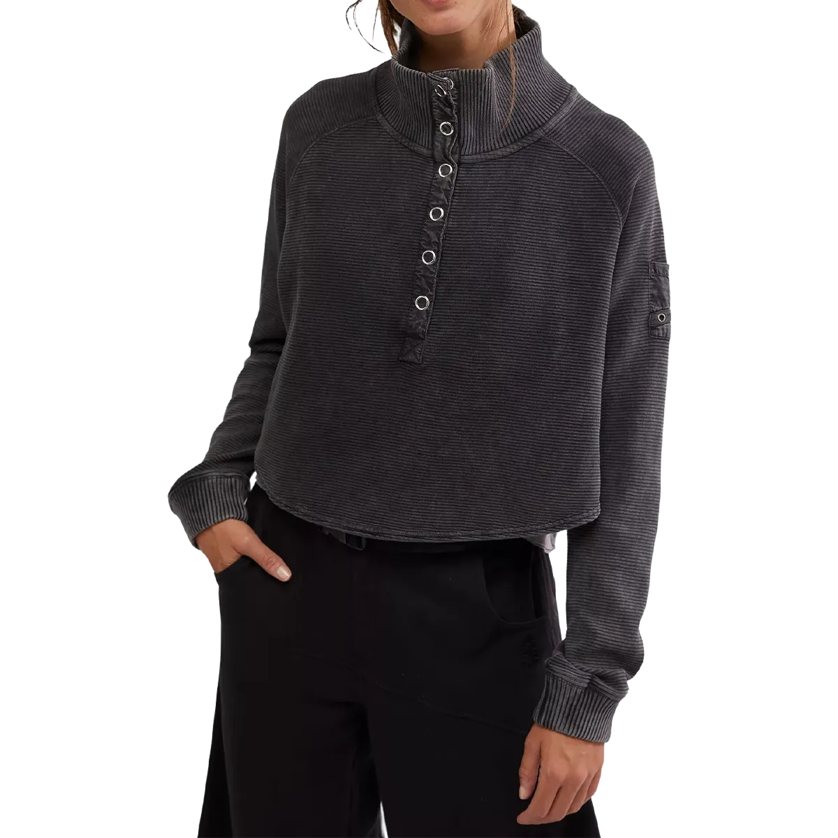 ElasticTrimming NoRoll Hem Technology Women's So Fly Henley