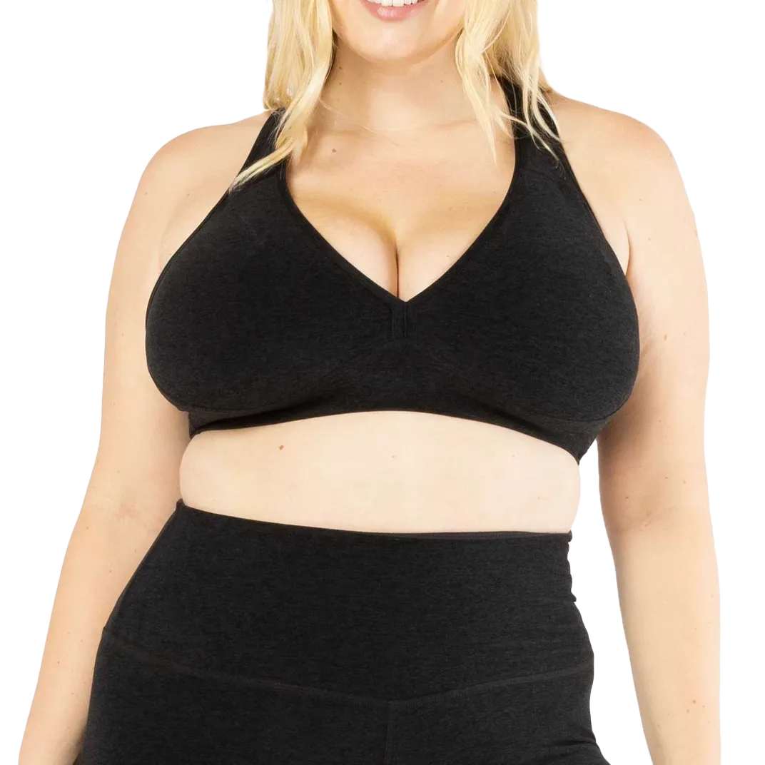 Women's Spacedye Lift Your Spirits Bra - Extended Recycled Material Blend HighDensity Knit