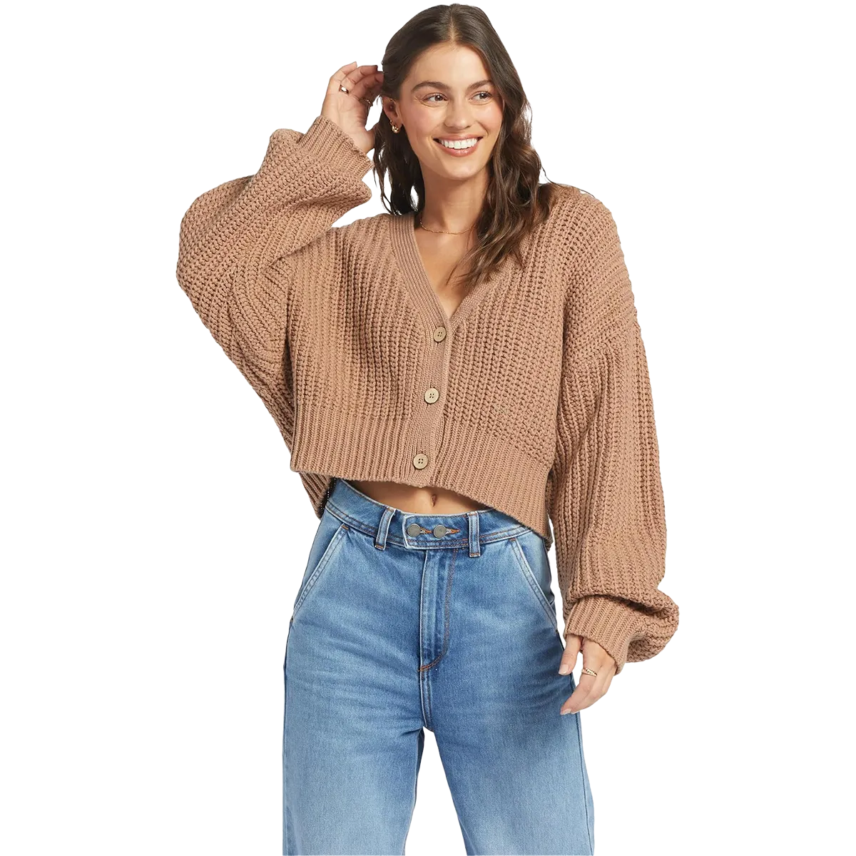 Women's Sundaze Sweater V neck Soft Knit Piece