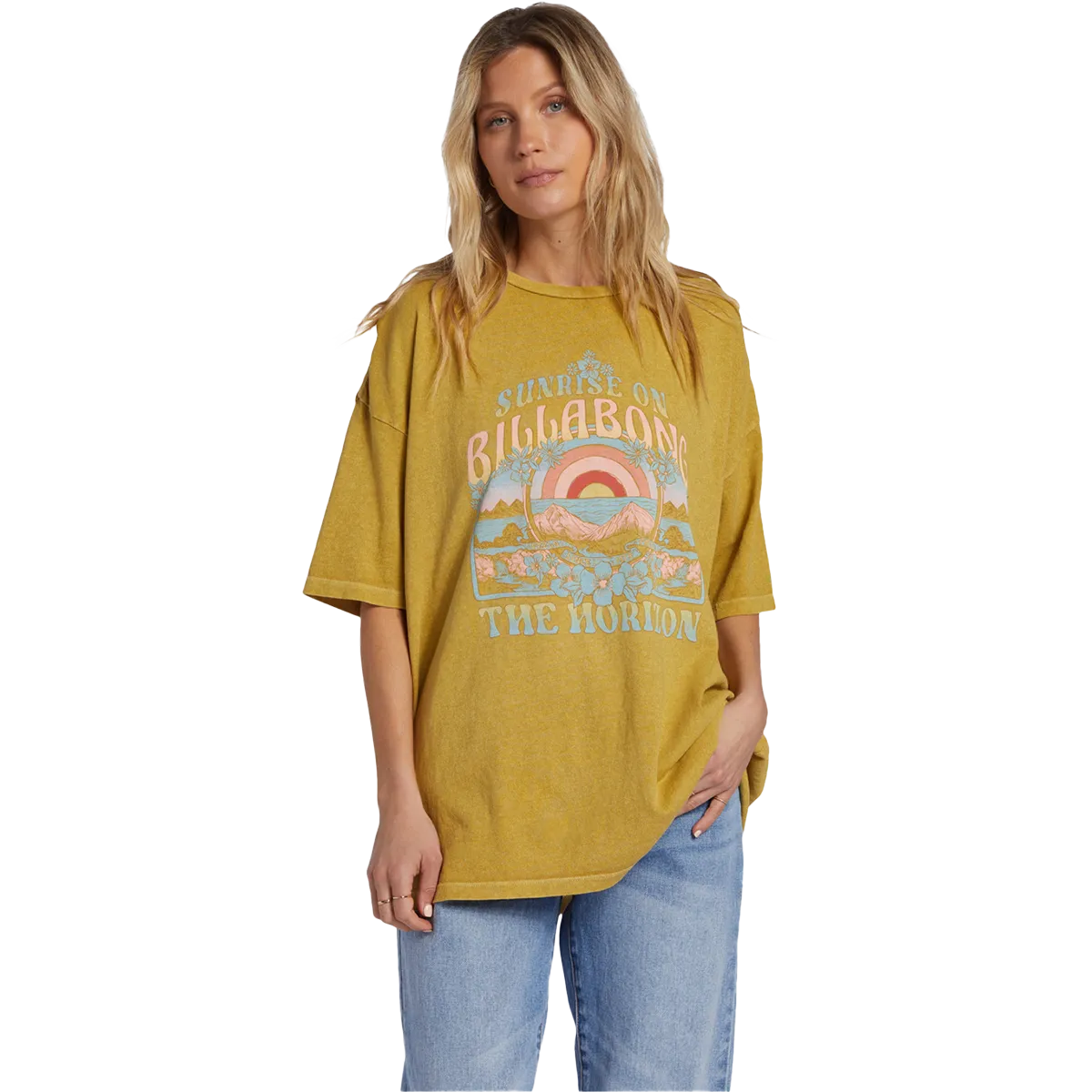 Women's Sunrise on the Beach Contrast Inner Binding Fashion Layering