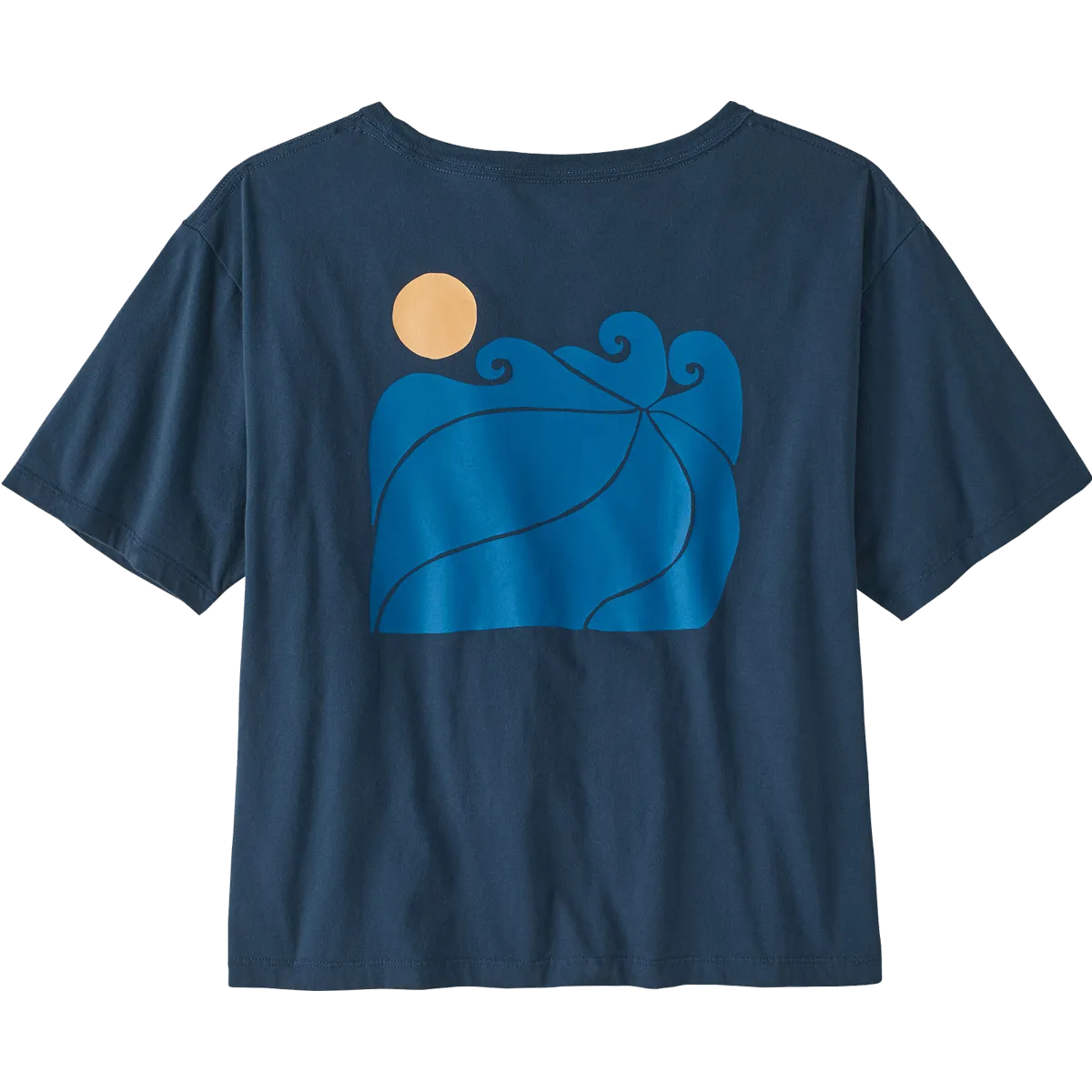 Eco Friendly Dye Women's Sunrise Rollers Organic Easy Cut Tee