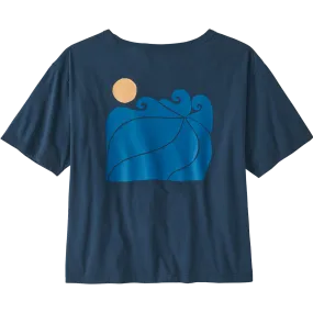 Temperature Regulating Fabric Women's Sunrise Rollers Organic Easy Cut Tee