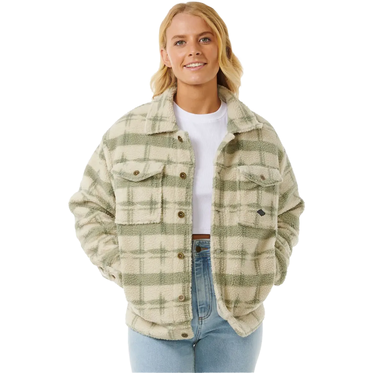 Women's Sunrise Session Sherpa Jacket Good Material
