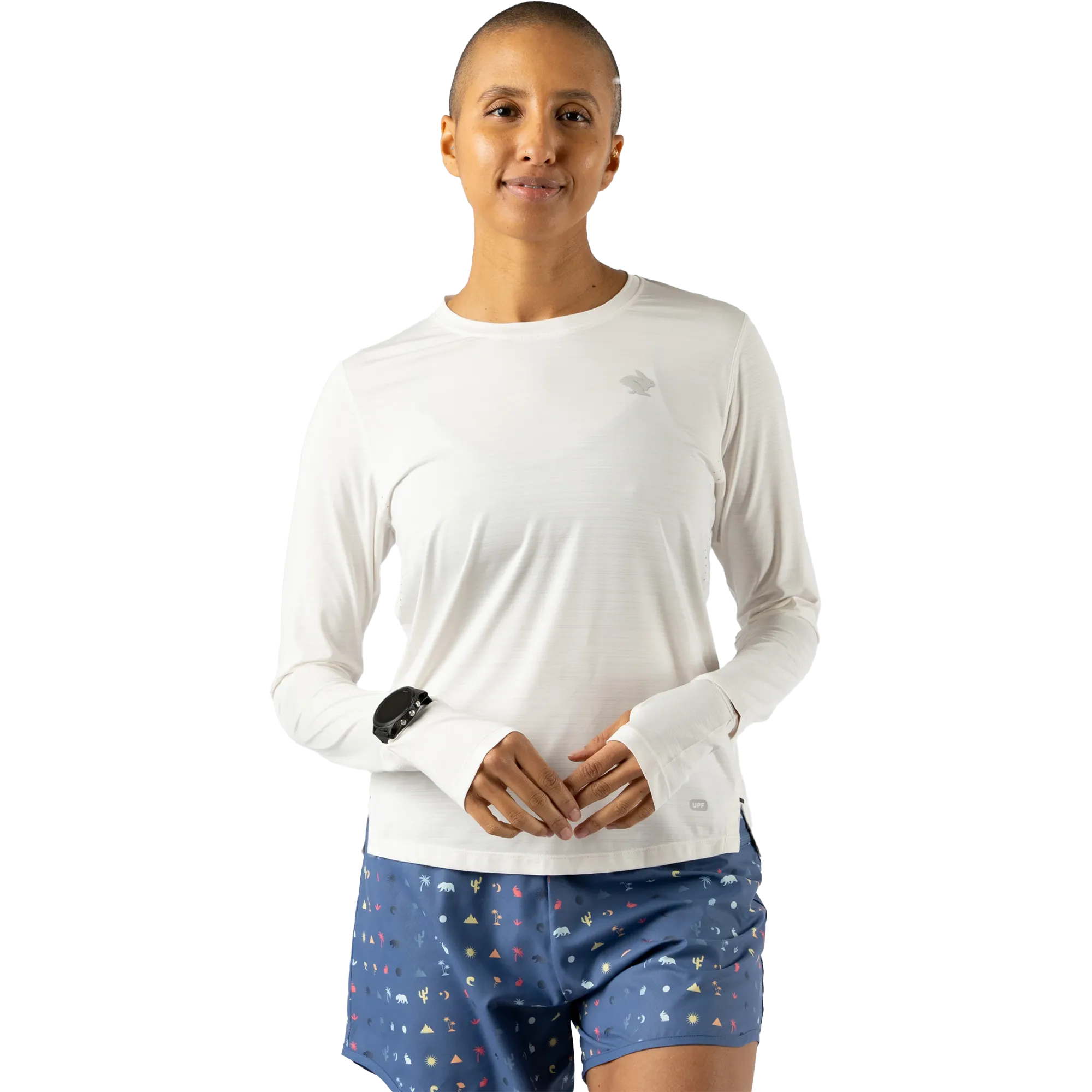 Women's UPF Tee Long Sleeve DoubleLayered DroppedShoulder