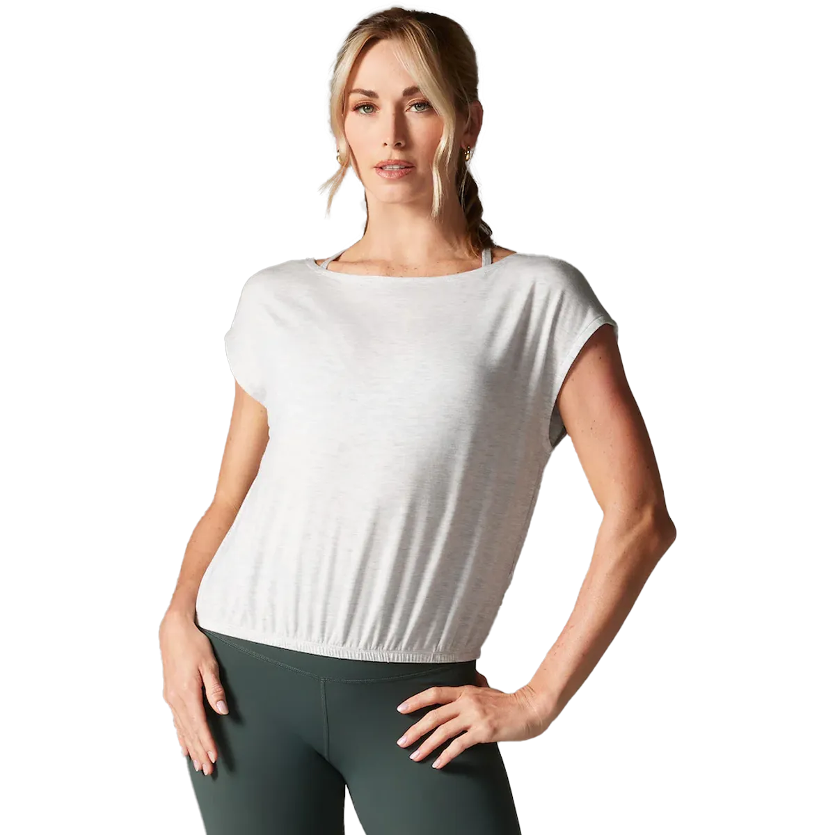 Women's Voyage Boatneck Tee Reflective Detailing