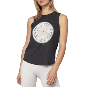 Women's Wonderful Muscle Tank Heathered Fabric