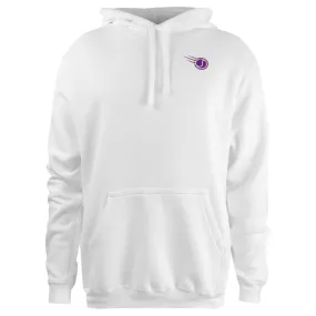 Work Appropriate Merchant of Tennis Unisex Grunge Court Hoodie - White Sustainable Foldable Design