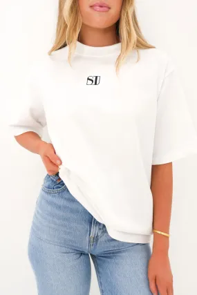 Soft and Light Silent Luxe Tee White