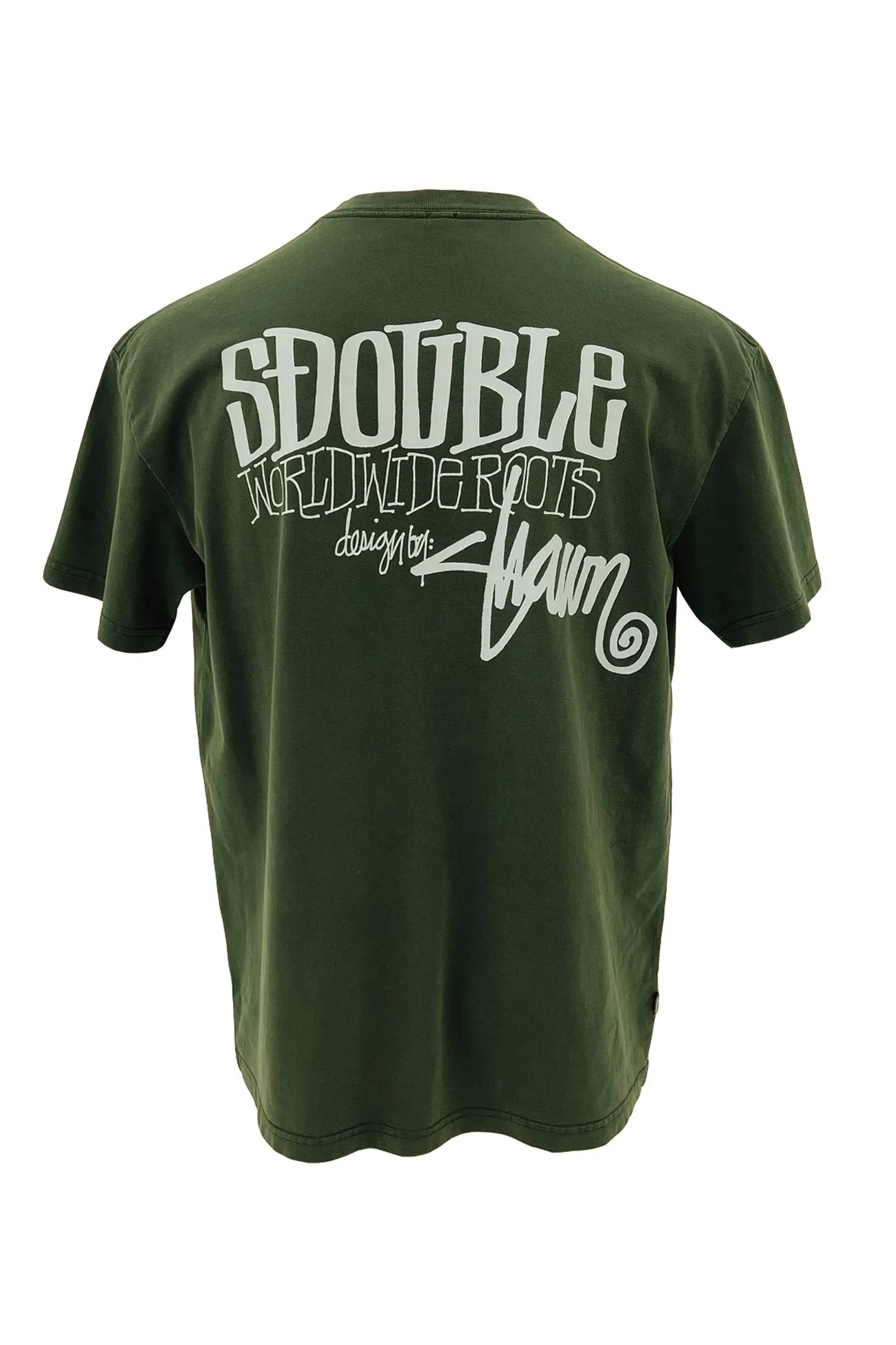 Leisure Wear Comfort and Ease World Wide Roots Tee Washed Forest