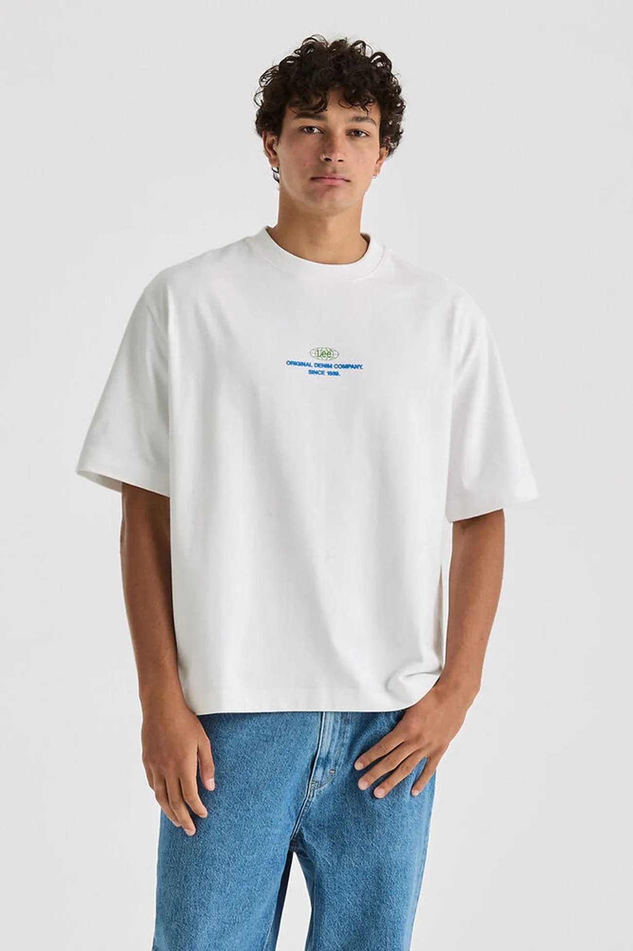 Worldwide Boxcutter Tee White Light and Comfortable Moisture Control Fabric