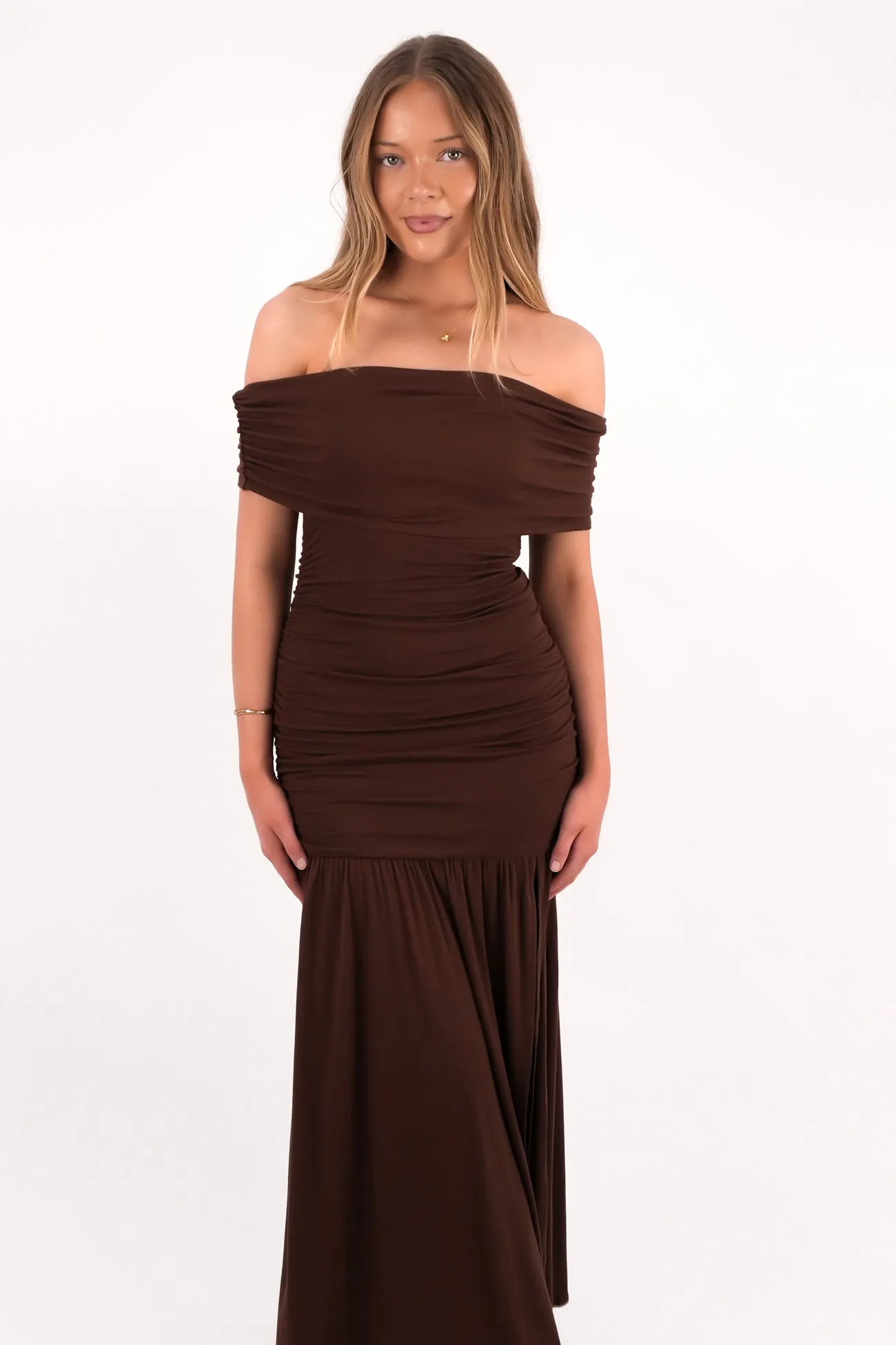 Jaymie Maxi Dress Chocolate Bohemian style
