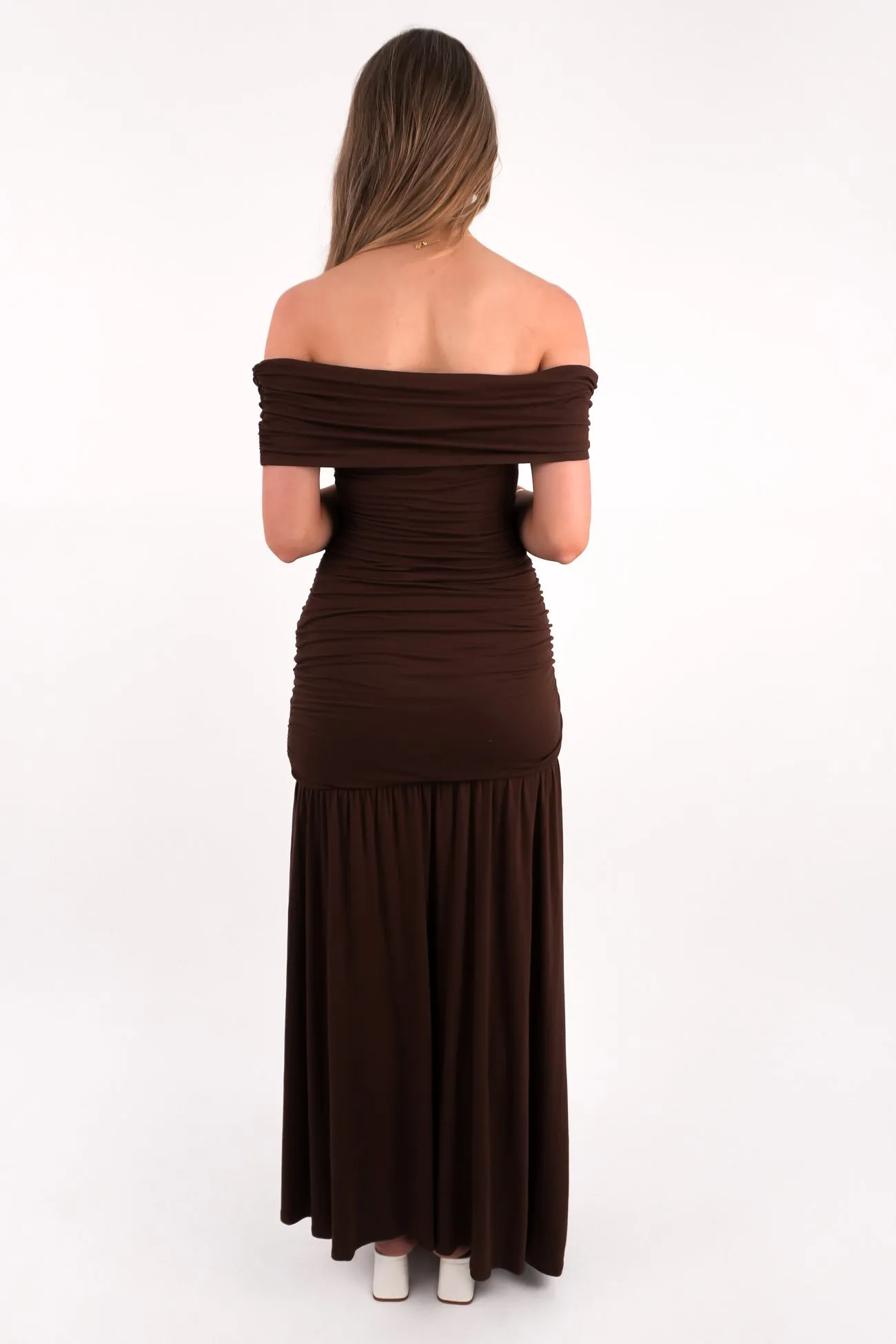 Effortless weekend dress Jaymie Maxi Dress Chocolate