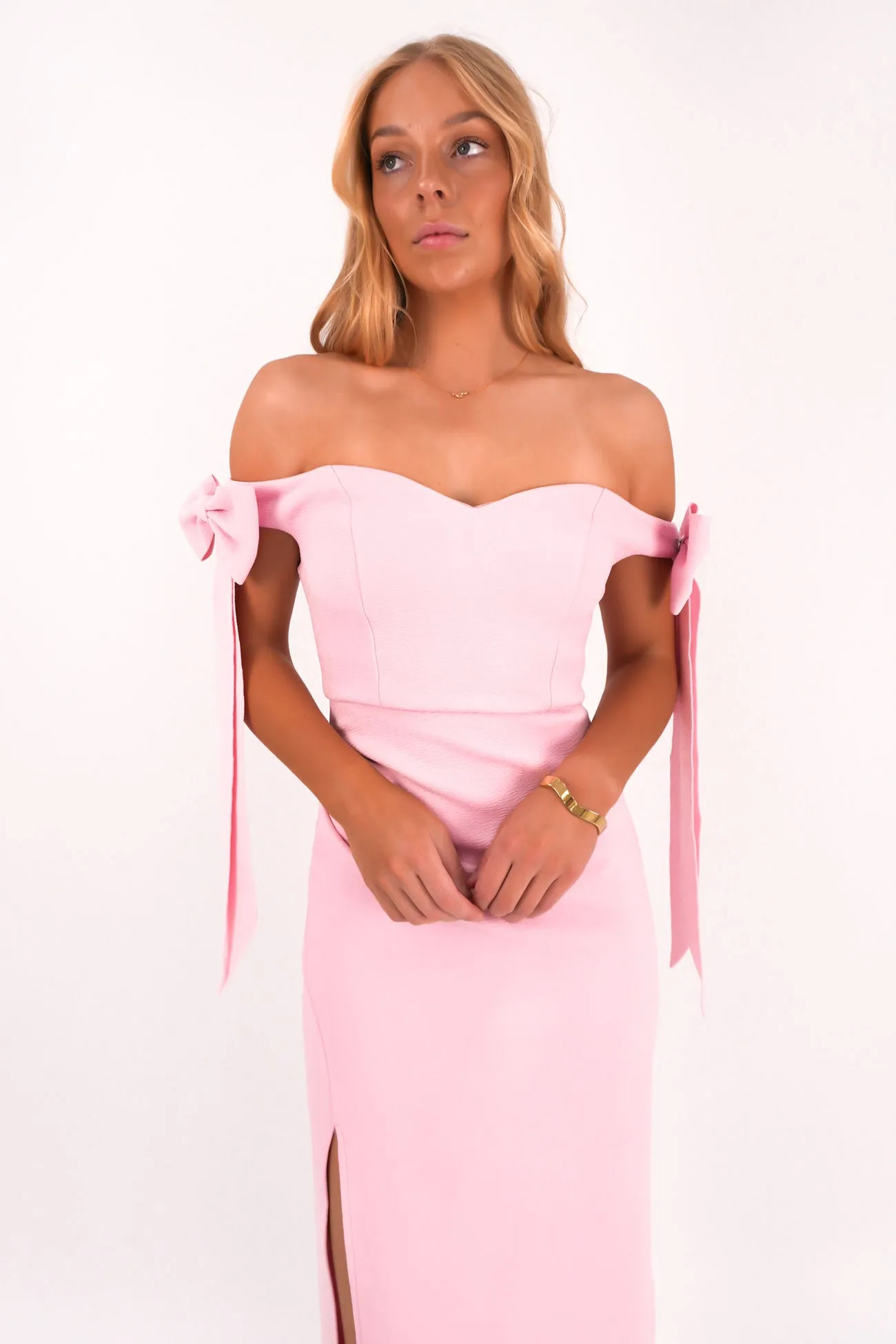 Wren Maxi Dress Baby Pink Easy Pick Chilly Comfort