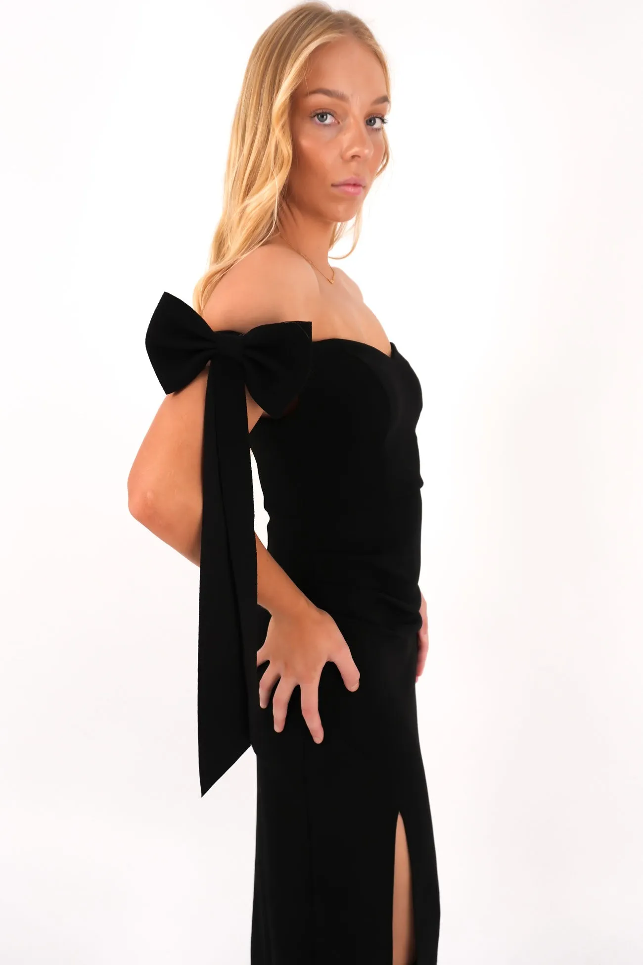 Work Mood Wren Maxi Dress Black