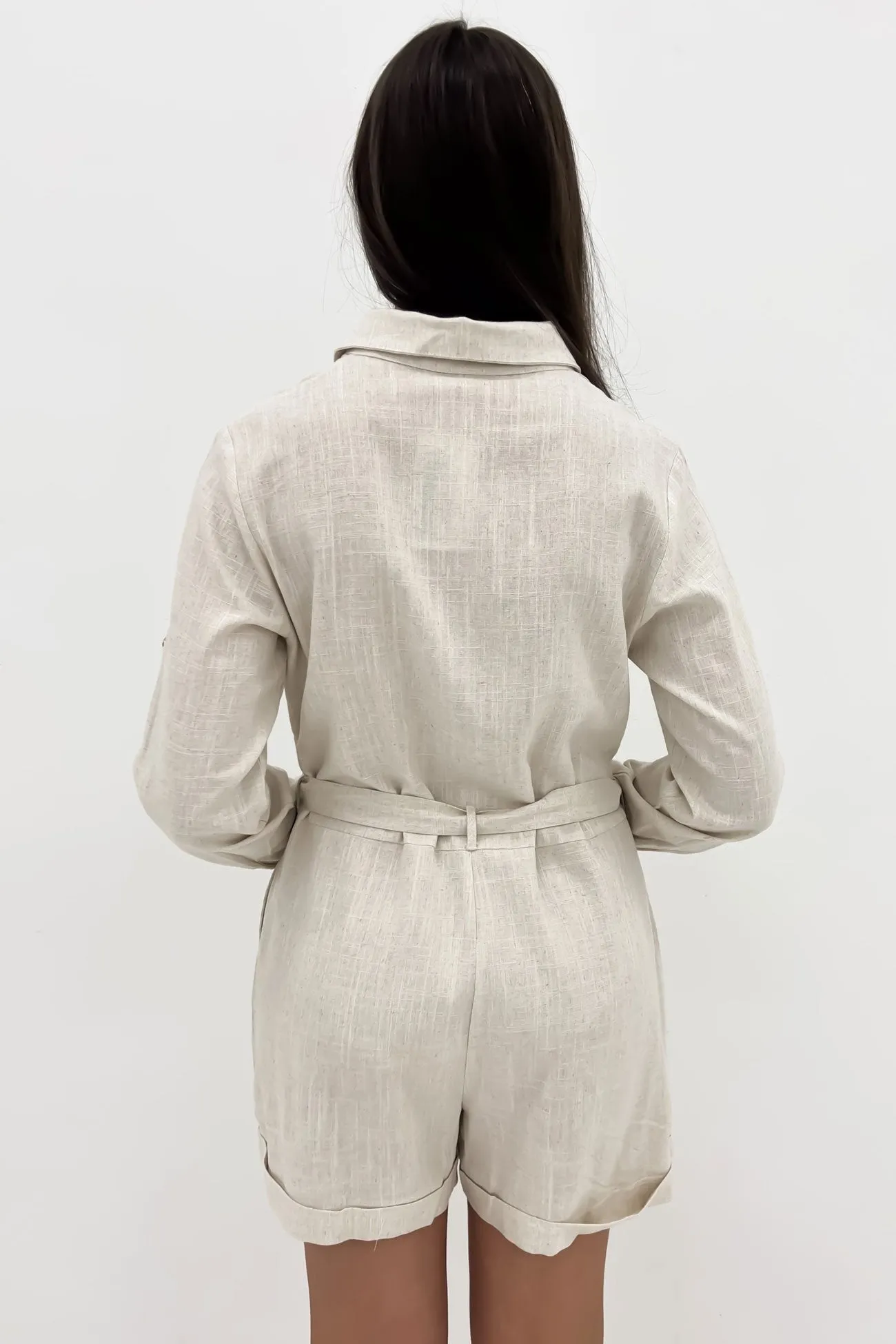 Wrenley Playsuit Beige Holiday Premium Outdoor Travel