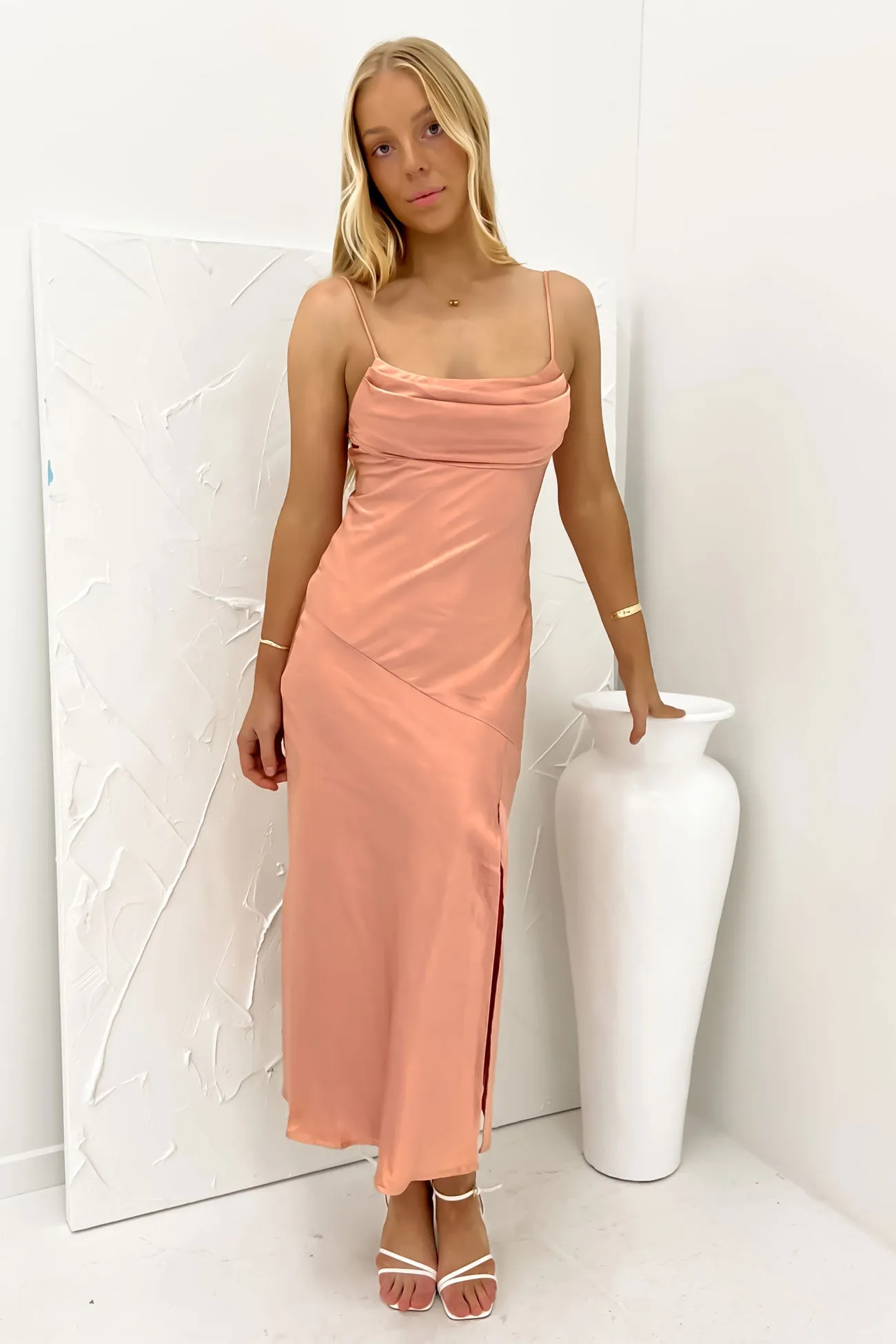 Edie Midi Dress Desert Rose Soft Vibe