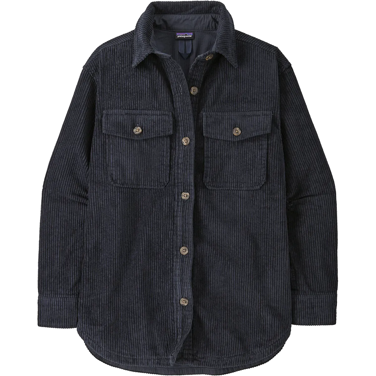 Women's Corduroy Overshirt Jacket Breathable Mesh Panels