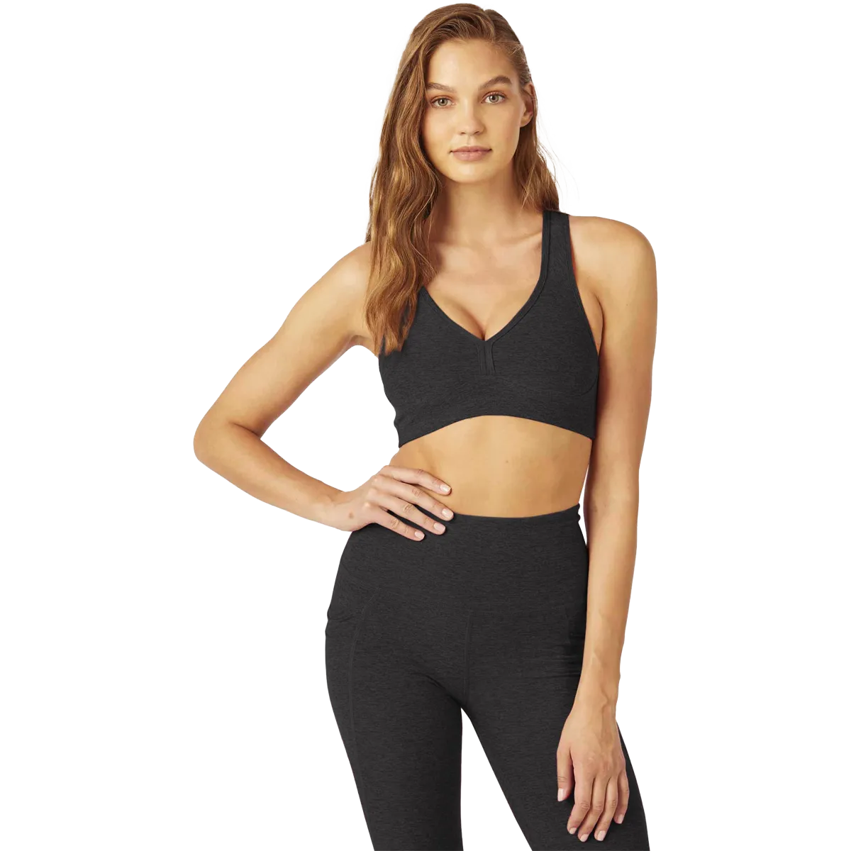 Contrast Stitching Women's Spacedye Lift Your Spirits Bra