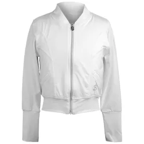 Sofibella Girls Center Line Jacket - White Layering Piece Modern Style