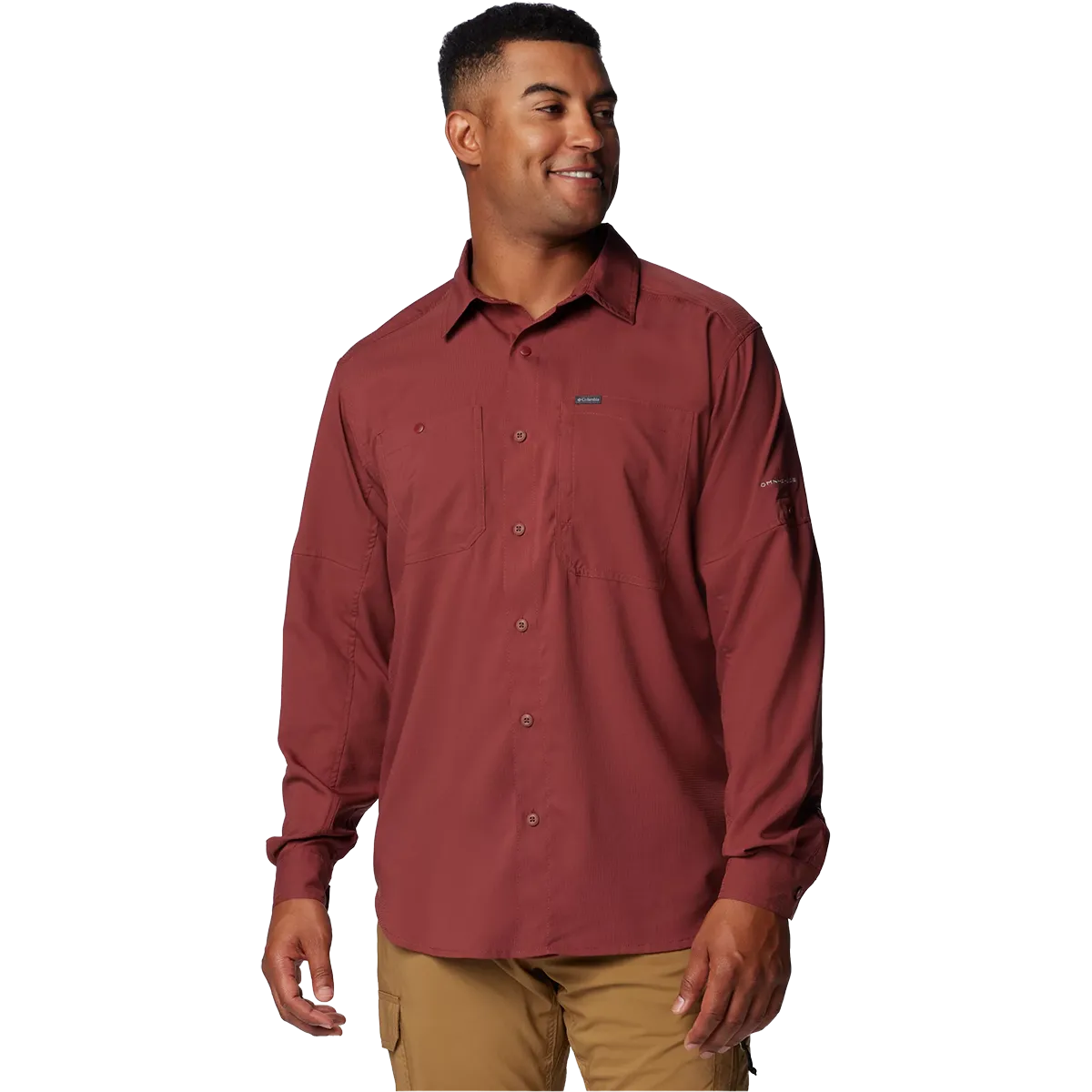 LightweightFabric NonPill Surface Treatment Men's Silver Ridge Utility Lite Long Sleeve