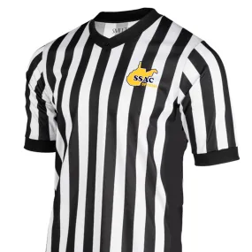 WVSSAC Logo Basketball Referee Side Panel V-Neck Breathable Lining Plus size option