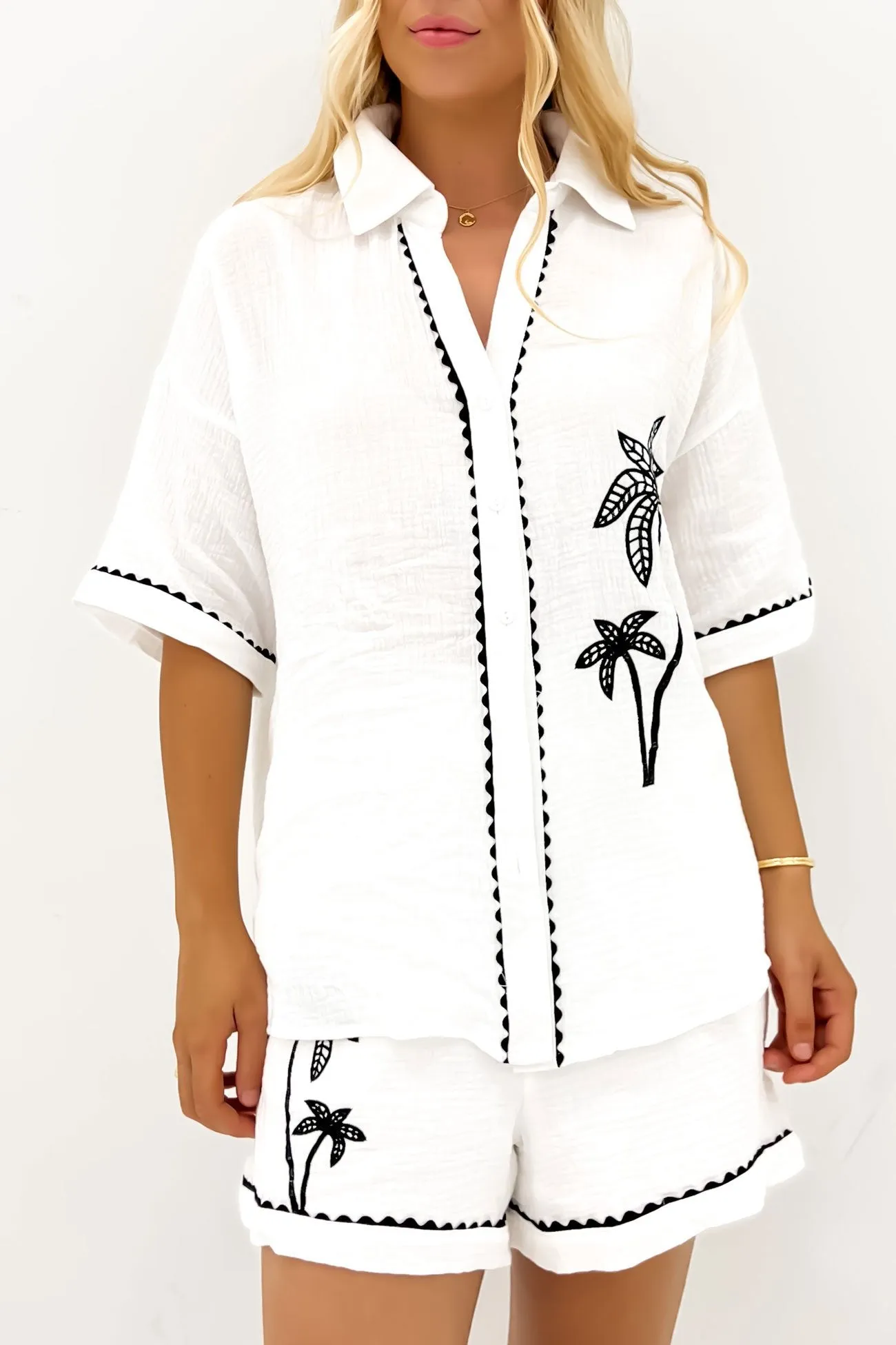Versatile Look Xavier Shirt White