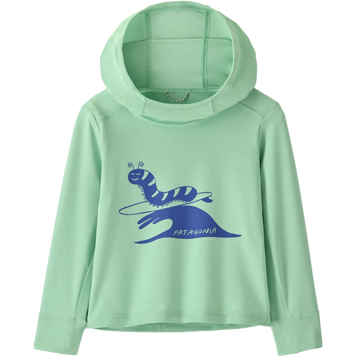 Youth Baby Capilene Silkweight Hoody HighDensity Weave DoubleNeedle Stitching