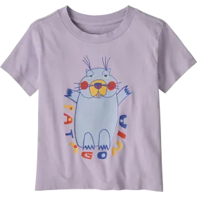 Youth Baby Graphic T-Shirt Drop Shoulder Cut