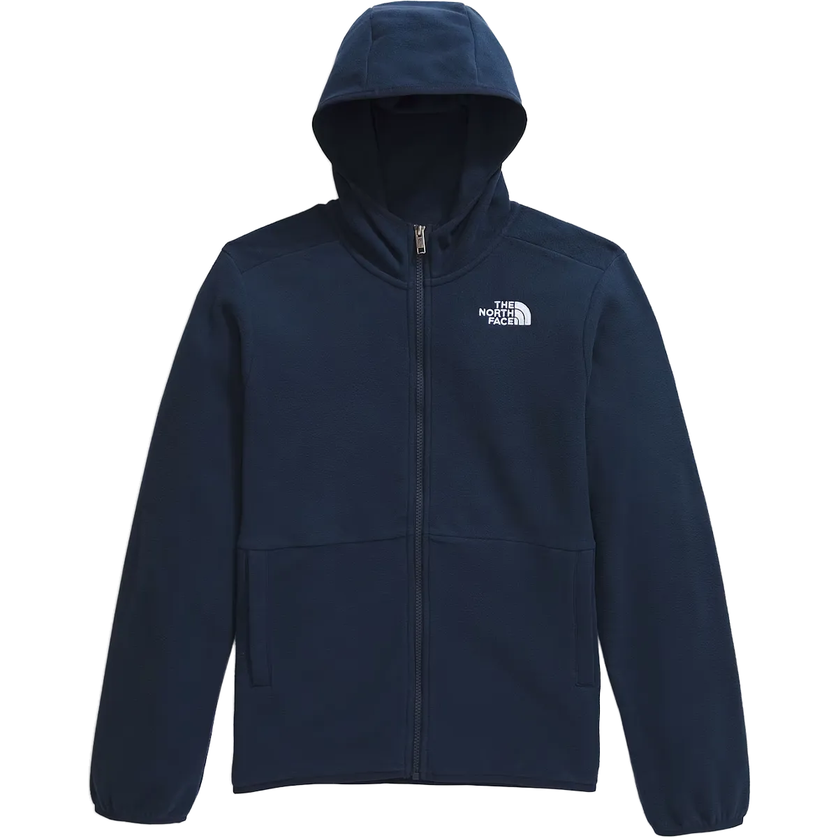 Youth Big Kids' Glacier Full Zip Hooded Jacket Slim Fit Design Scratch Resistant Zippers