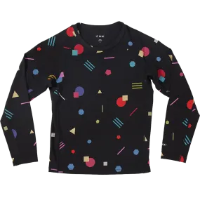 Mesh Panel Details NonScratchSurface Youth Confetti Midweight Raglan
