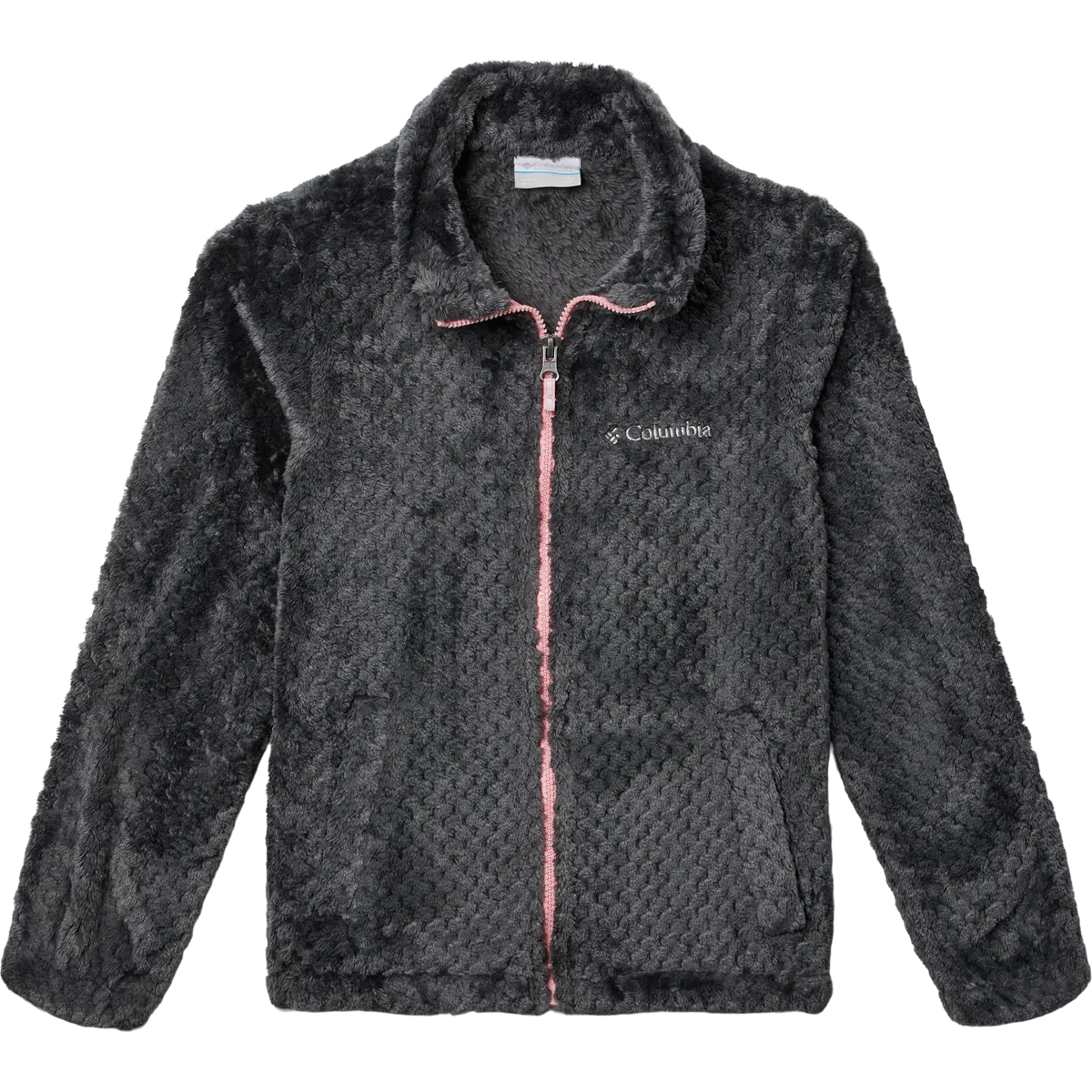Youth Fire Side Sherpa Full Zip Jacket Reflective Safety Accents
