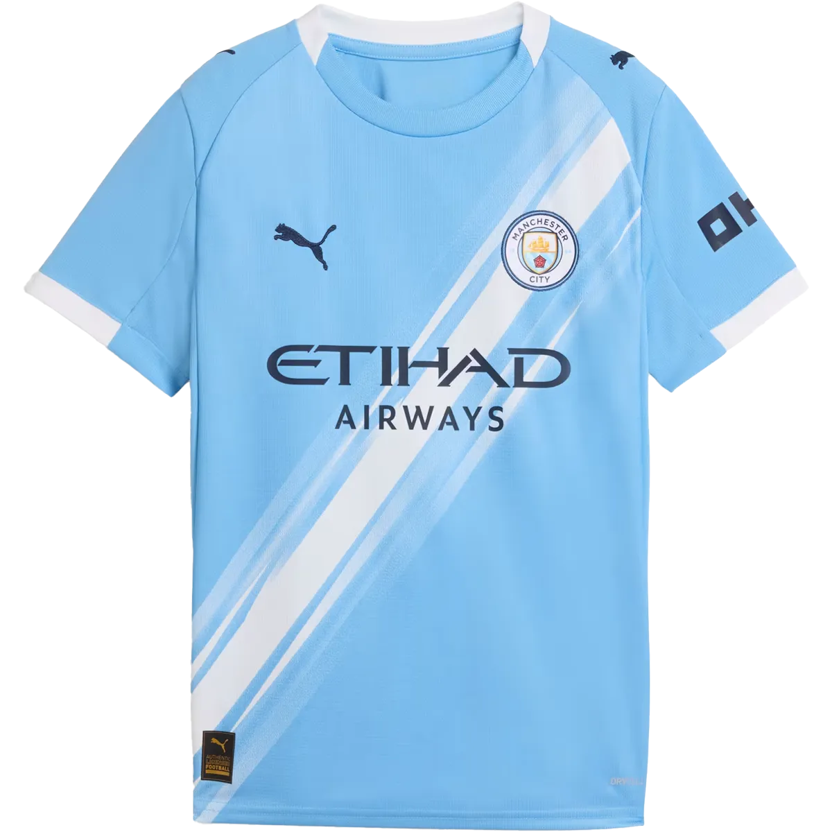 Youth Manchester City FC Home Jersey Replica Active Look
