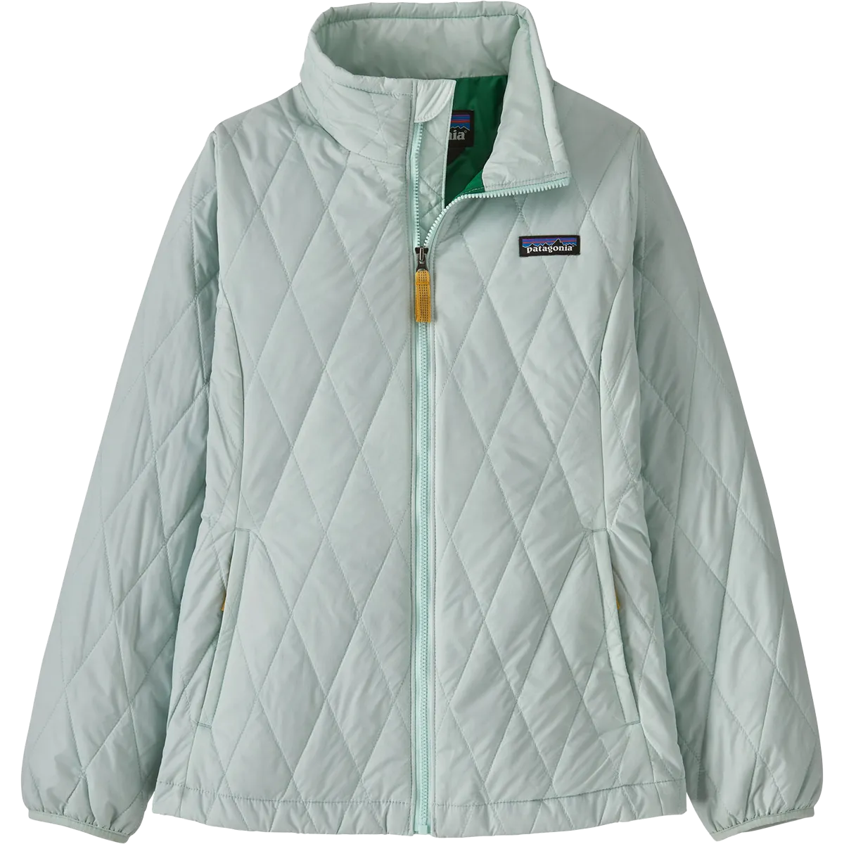 Youth Nano Puff Diamond Quilted Jacket Reinforced Elbow Patches