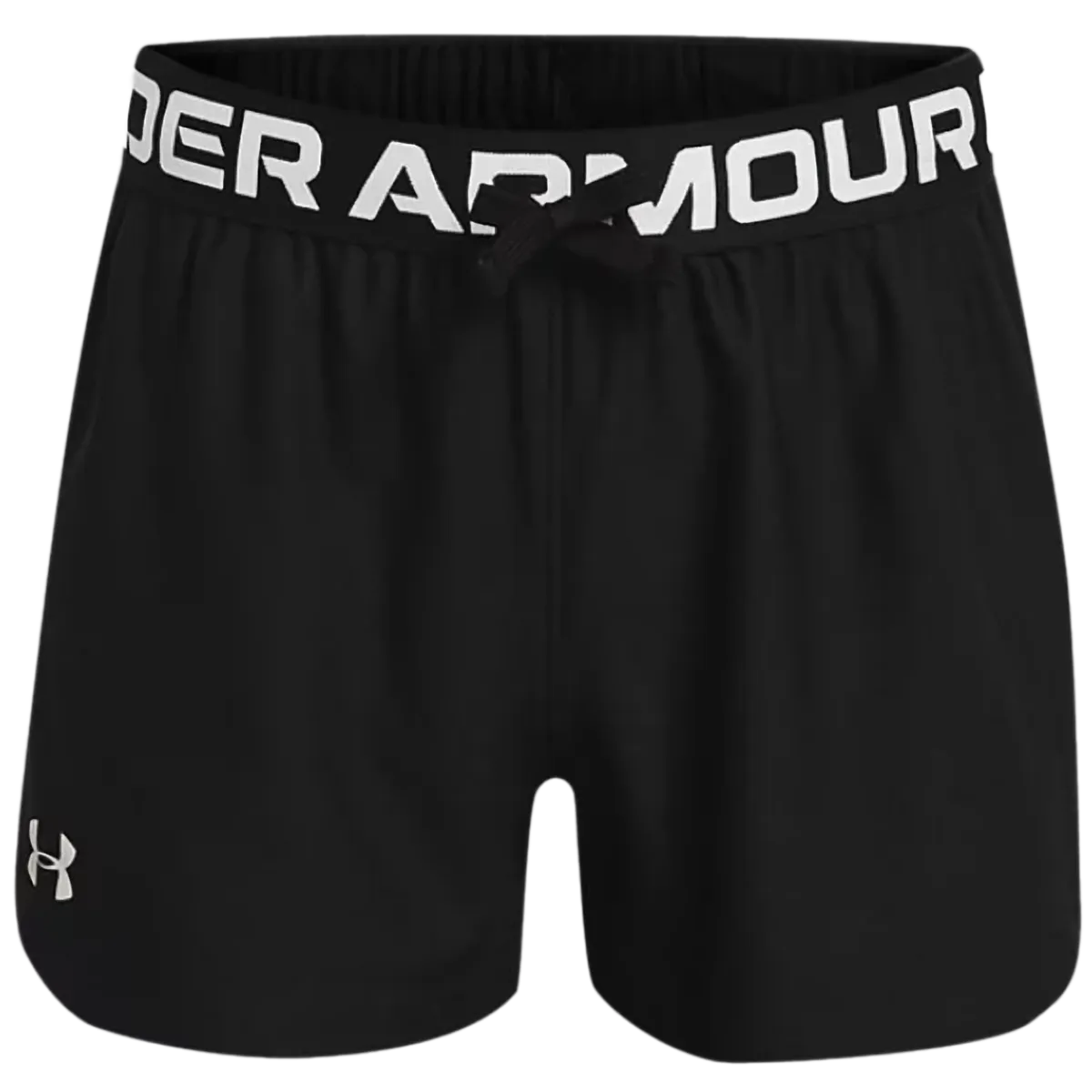 Youth Play Up Solid Shorts Striped Design Snag Free Zipper