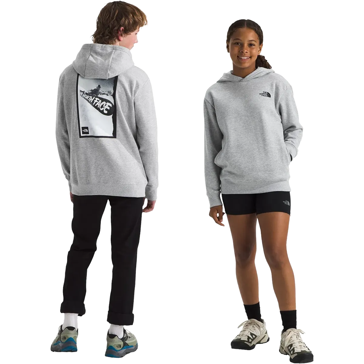 Youth Snow Camp Fleece Pull Over Hoodie Wrinkle Free Material Soft Layers