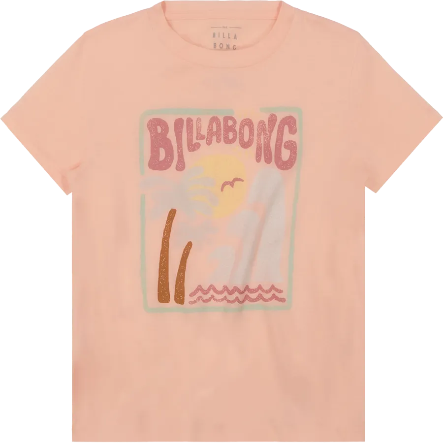 Interlock Knit Youth Stamped Wave Tee