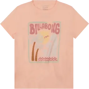 Interlock Knit Youth Stamped Wave Tee