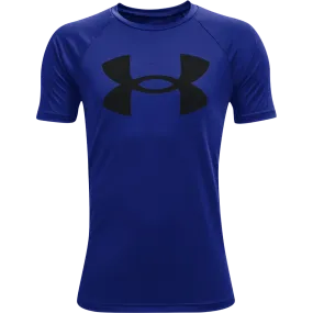 Airflow Ventilation System Soft Design Youth Tech Big Logo Short Sleeve
