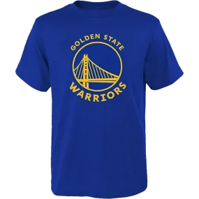 Cashmere combination Youth Warriors Primary Logo Short Sleeve Cotton Tee
