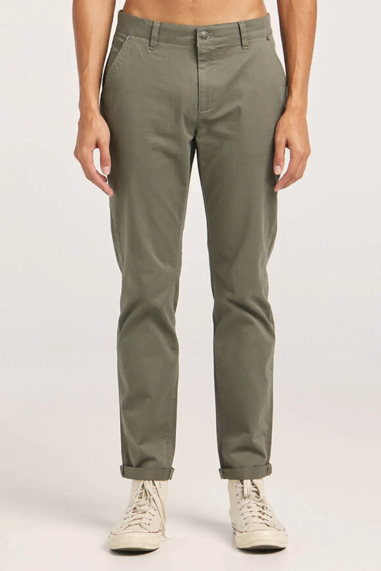 Bootcut shape Z Stretch Chino Dark Olive