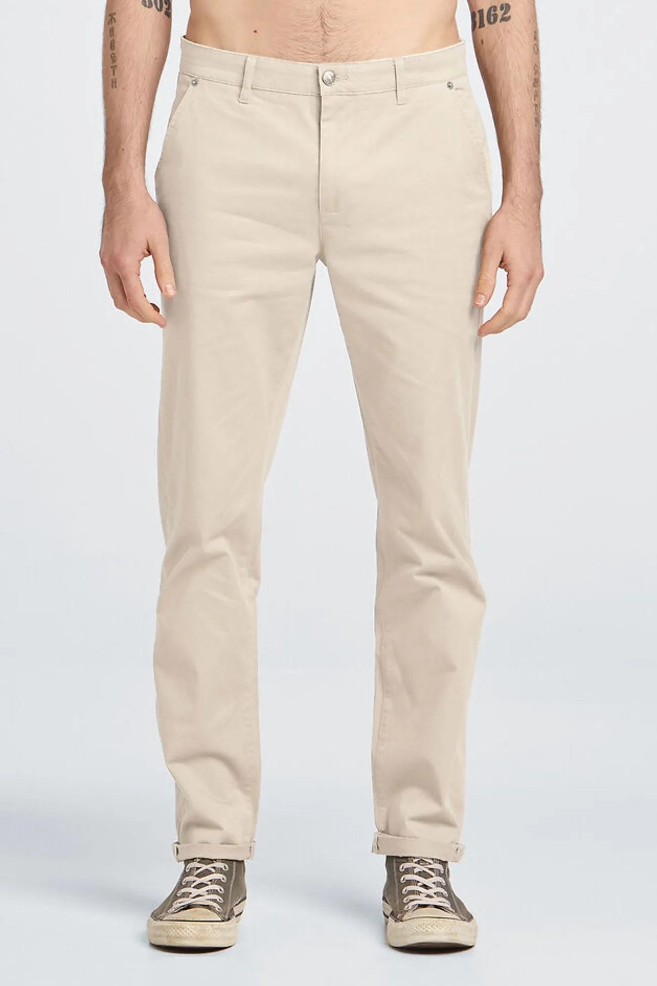 Outdoor Style Side zipper Z Stretch Chino Stone