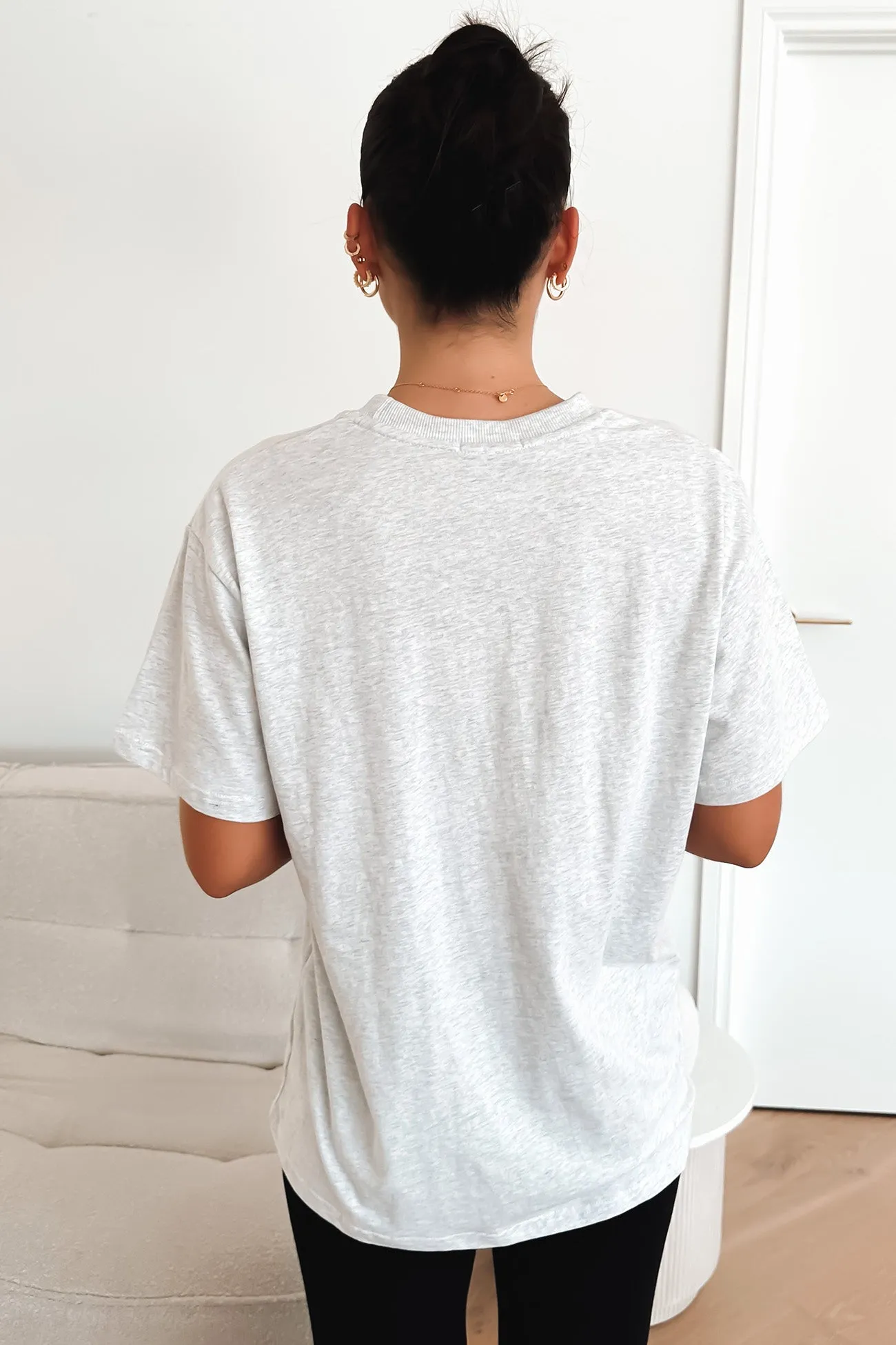 Seasonal top Zah College Tee Snow Marle