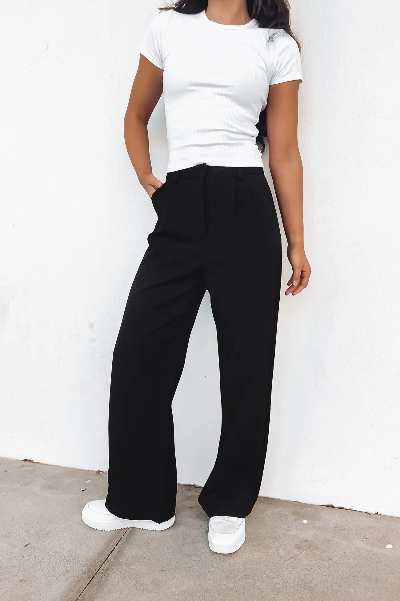 Zah Core Rib Tee White Holiday Trend