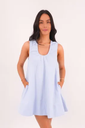 Form Fitting Zahni Mini Dress Blue